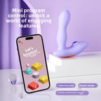 Amoura G-Spot & Clitoral Wearable Vibrator, Thrusting & Suction, Women's, App-Controlled, Medical-Grade Silicone, IPX7 Waterproof – hands-free vibrator