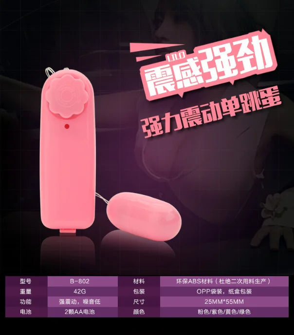 Amoura Clitoral Egg Vibrator, Personal Massager, 6 Modes, Medical-Grade Silicone – personal massager