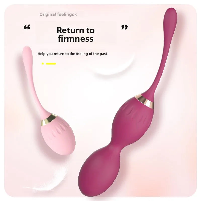 Amoura Double Ball Swan Kegel Balls, Pelvic Floor Trainer, Silicone, IPX7 Waterproof – kegel balls