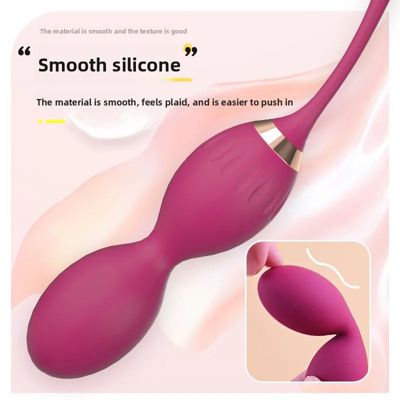 Amoura Double Ball Swan Kegel Balls, Pelvic Floor Trainer, Silicone, IPX7 Waterproof – pelvic floor exercise