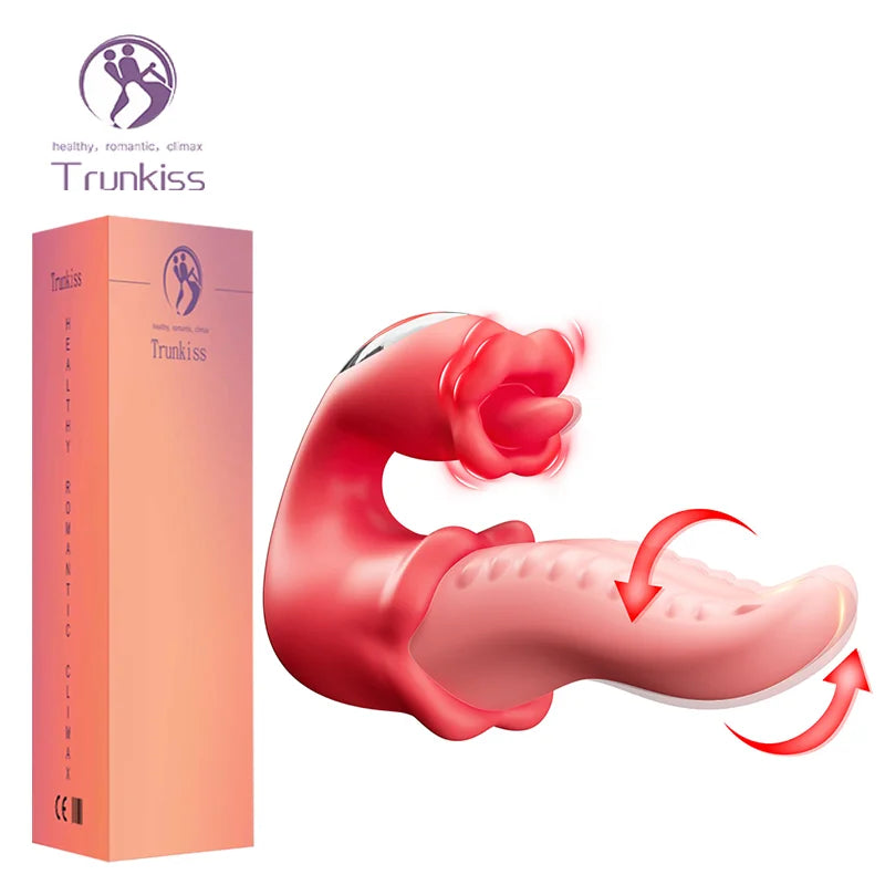 Amoura Clitoral & Nipple Licking Vibrator, Personal Massager, Vibrating & Licking, Women's, Silicone – licking vibrator
