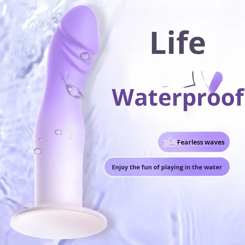 Amoura Clitoral & G-Spot Dildo, Personal Massager, Liquid Silicone, Waterproof – female sex toys