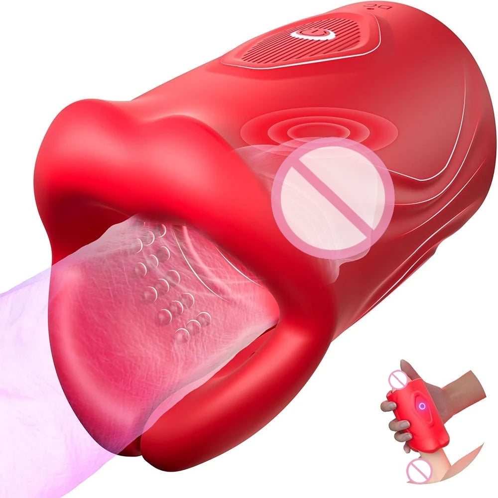 Amoura Male Glans Stroker, 9-Frequency Vibrating, Men's, Manual Control, Silicone & ABS, IPX6 Waterproof – male stroker