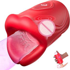 Amoura Male Glans Stroker, 9-Frequency Vibrating, Men's, Manual Control, Silicone & ABS, IPX6 Waterproof – male stroker