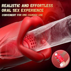 Amoura Male Glans Stroker, 9-Frequency Vibrating, Men's, Manual Control, Silicone & ABS, IPX6 Waterproof – waterproof stroker