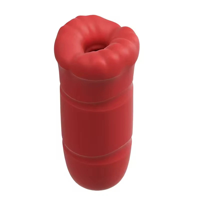 Amoura Male Stroker, Dual Vibrating & Rotating, Silicone – Rotating Stroker