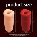 Amoura Male Stroker, Dual Vibrating & Rotating, Silicone – Hands Free Masturbator