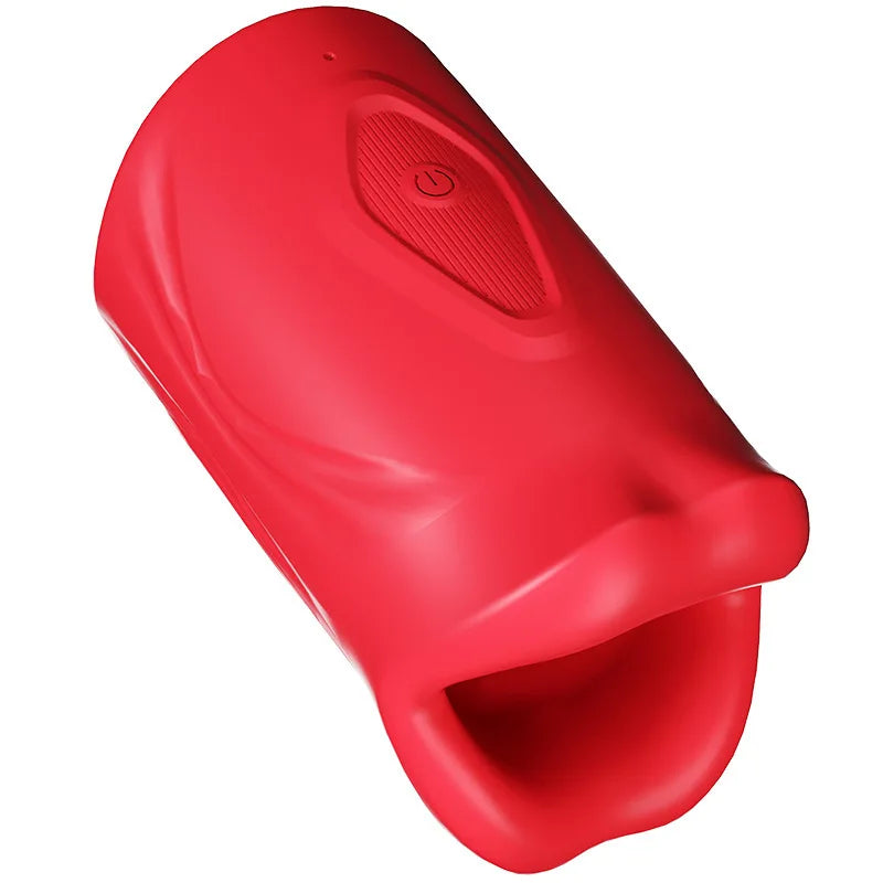 Amoura Male Glans Stroker, 9-Frequency Vibrating, Men's, Manual Control, Silicone & ABS, IPX6 Waterproof – vibrating stroker