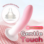 Amoura Vaginal & Clitoral Dildo, Manual Stimulator, Liquid Silicone, Pink – clitoral dildo