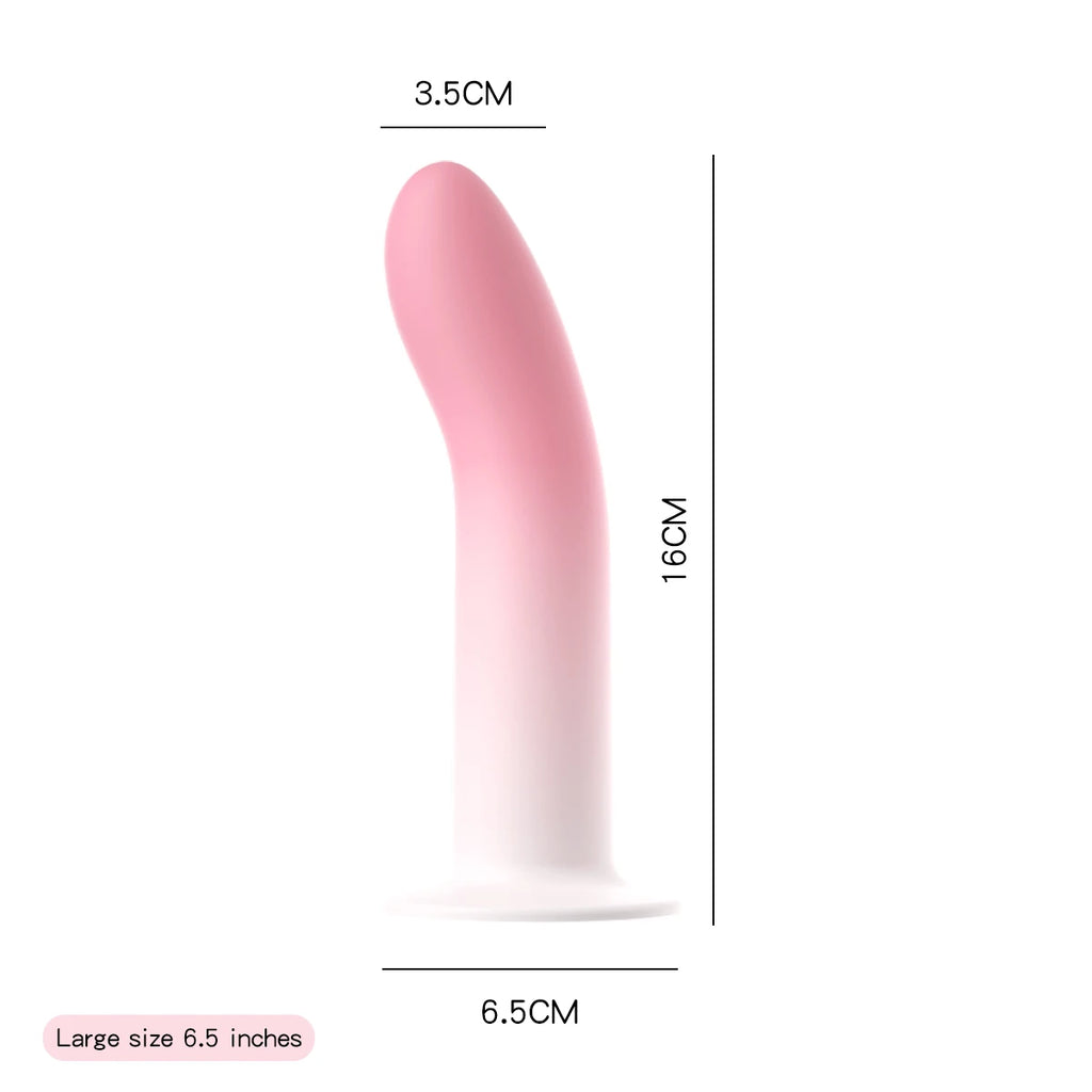 Amoura Vaginal & Clitoral Dildo, Manual Stimulator, Liquid Silicone, Pink – women's pleasure toy