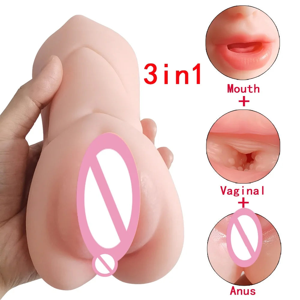 Amoura Men's Pocket Stroker, Personal Massager, Manual – mens toy