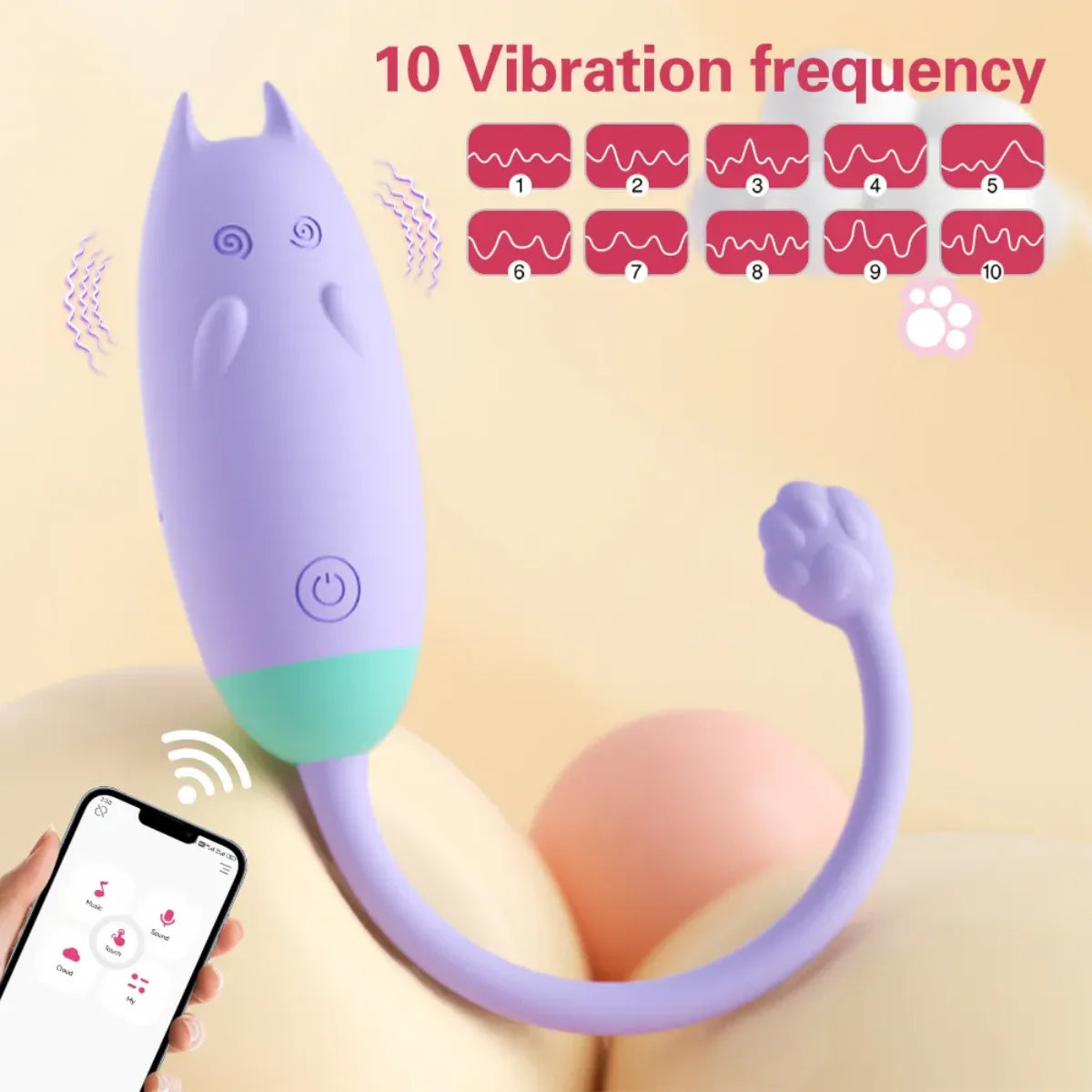 Amoura Clitoral & G-Spot Panty Vibrator, App-Controlled, Vibrating, Couples, Silicone, Waterproof – remote panty vibrator