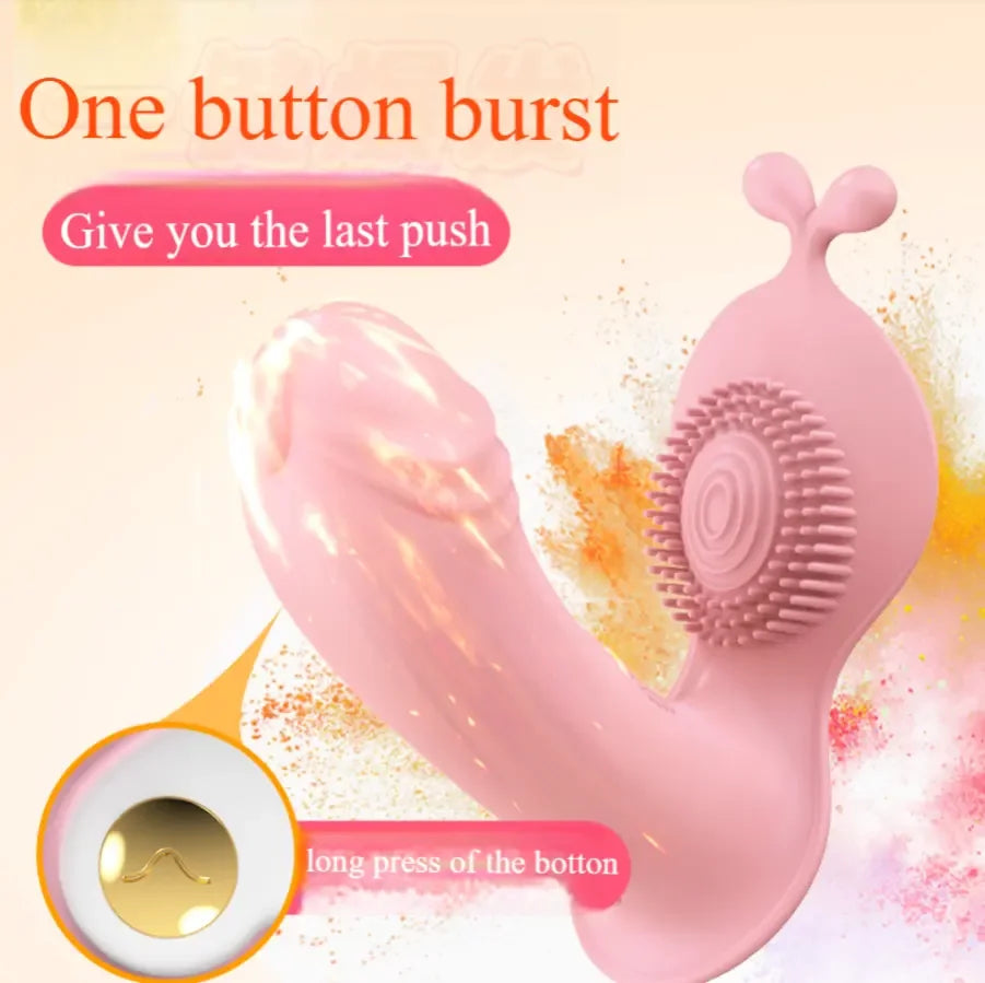 Amoura Clitoral & G-Spot Panty Vibrator, Remote Control, 10-Speed, Women's, Silicone, Waterproof – waterproof vibrator