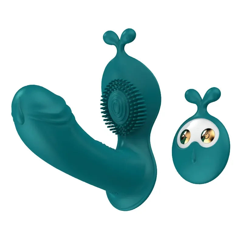 Amoura Clitoral & G-Spot Panty Vibrator, Remote Control, 10-Speed, Women's, Silicone, Waterproof – remote control vibrator