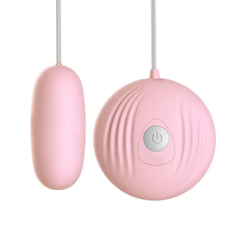 Amoura Vibrating (implicit in 'Vibrator'); 10-stage feature noted in body, Clitoral Egg Vibrator, Remote Control, Women's, Silicone – silicone vibrator