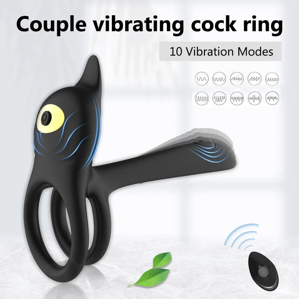 Amoura Cock Ring, Vibrating, 10 Modes, Men's, App-Controlled, Silicone – silicone cock ring