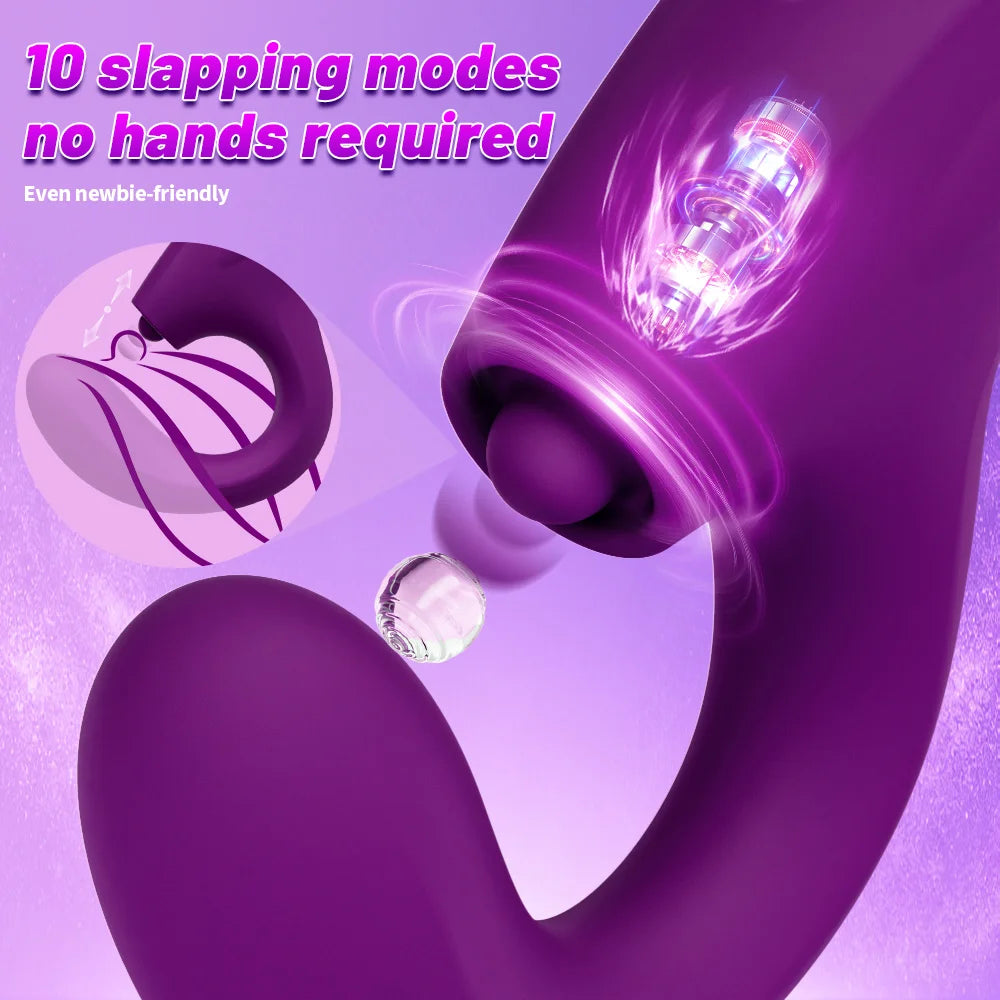 Amoura Rabbit G-Spot & Clitoral Vibrator, 2-in-1, Vibrating, Women's, Silicone – dual zone vibrator