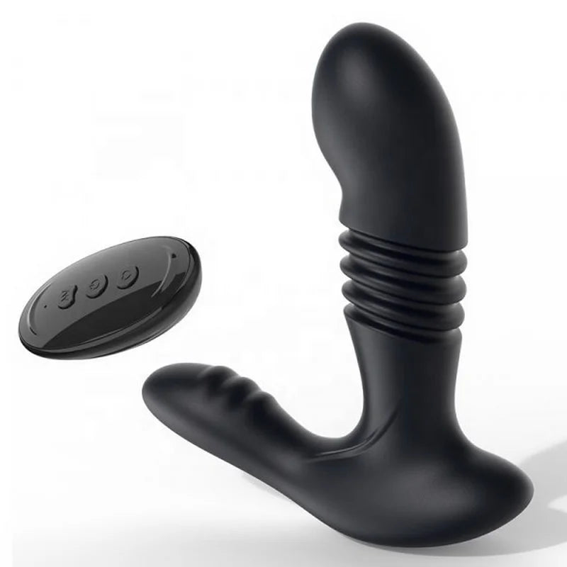 Amoura Prostate & Anal Vibrator, Massager, Thrusting & Vibrating, Men's, Manual, ABS Silicone – prostate vibrator