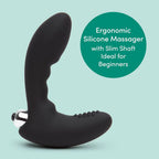 Amoura Anal & Prostate Vibrator, Silicone Butt Plug, Vibrating, Men's, Waterproof – butt plug vibrator
