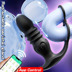 Amoura Anal & Prostate Vibrator, Expanding & Vibrating, App-Controlled, Medical-Grade Silicone, IPX6 Waterproof – expanding vibrator