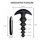 Amoura Prostate & Anal Vibrating Plug, Men's Massager, Electric Vibration, Silicone – electric vibration