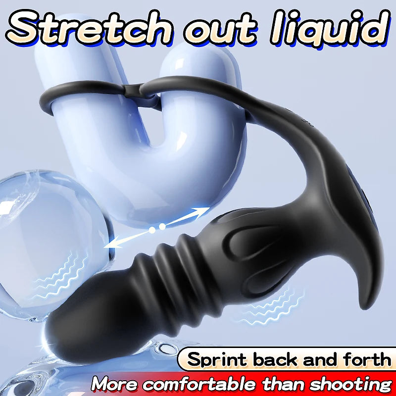 Amoura Anal & Prostate Vibrator, Expanding & Vibrating, App-Controlled, Medical-Grade Silicone, IPX6 Waterproof – waterproof vibrator