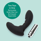 Amoura Anal & Prostate Vibrator, Silicone Butt Plug, Vibrating, Men's, Waterproof – waterproof silicone vibrator