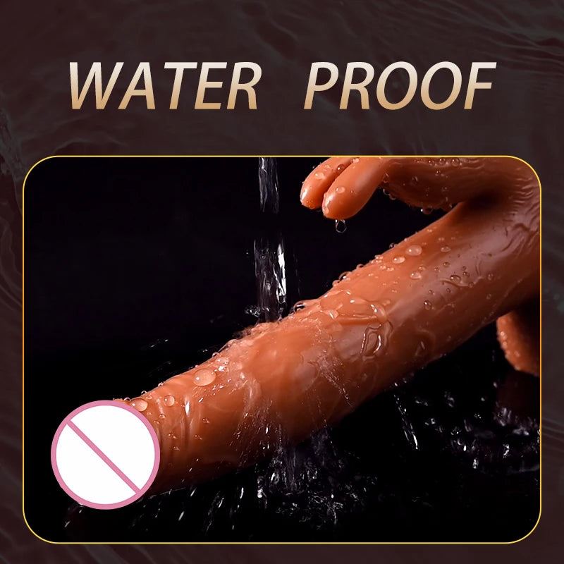 Amoura Clitoral & Vaginal Rabbit Vibrator, Massager, Dual Motor, Heating & Remote Control, TPE – dual zone vibrator
