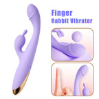 Amoura Rabbit G-Spot & Clitoral Vibrator, Personal Massager, Vibrating, Women's, Silicone – clitoral vibrator