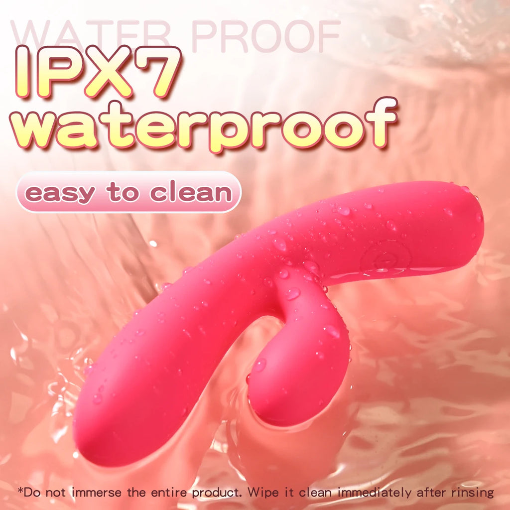 Amoura Rabbit Clitoral & G-Spot Vibrator, Dual Motor Vibrating, Women's, Silicone, Waterproof – waterproof vibrator
