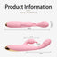 Amoura Rabbit G-Spot & Clitoral Vibrator, Personal Massager, Vibrating, Women's, Silicone – g-spot vibrator