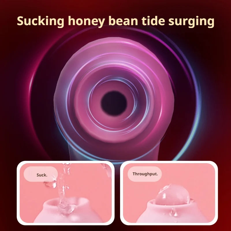 Amoura Clitoral, Vaginal, G-Spot (confirmed in Application spec: 'clitoral vibrator, stimulating, female masturbation, vaginal vibrator, g spot vibrator'), Rabbit Vibrator (confirmed in title and – sucking vibrator