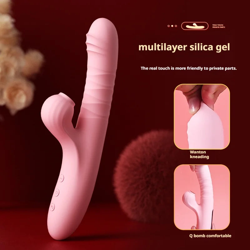 Amoura Clitoral, Vaginal, G-Spot (confirmed in Application spec: 'clitoral vibrator, stimulating, female masturbation, vaginal vibrator, g spot vibrator'), Rabbit Vibrator (confirmed in title and – personal massager