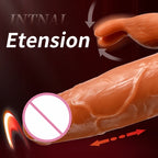 Amoura Clitoral & Vaginal Rabbit Vibrator, Massager, Dual Motor, Heating & Remote Control, TPE – heating vibrator