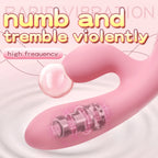Amoura Rabbit Clitoral & G-Spot Vibrator, Dual Motor Vibrating, Women's, Silicone, Waterproof – personal massager
