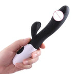 Amoura Rabbit Vibrator, Vaginal & G-Spot Dildo, Vibrating, Women's, Manual, TPE & ABS, Waterproof – G-spot vibrator