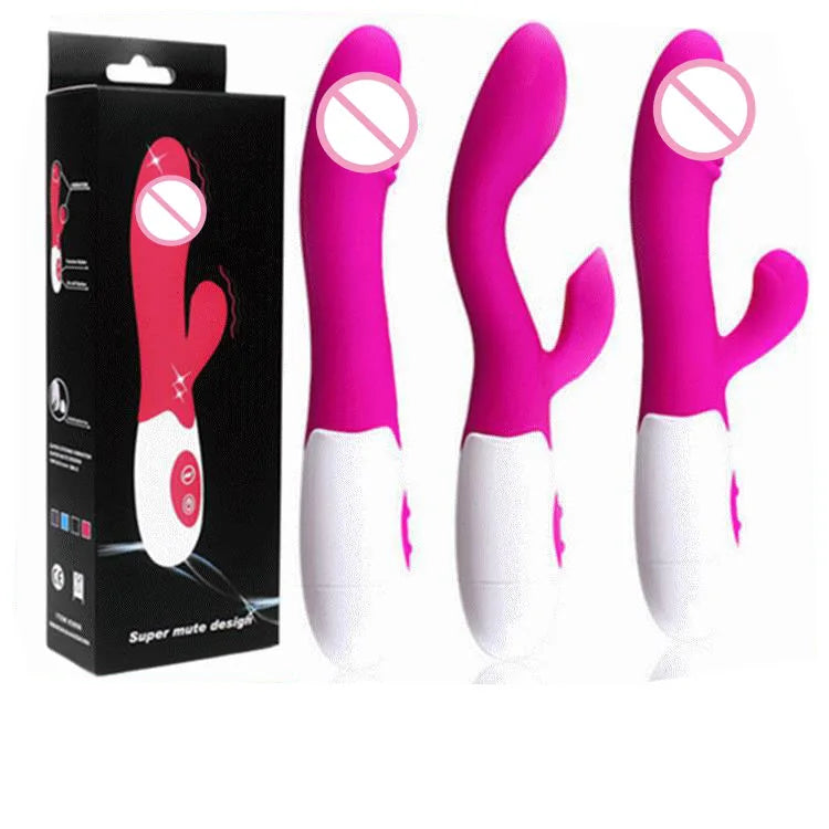 Amoura Rabbit Vibrator, Vaginal & G-Spot Dildo, Vibrating, Women's, Manual, TPE & ABS, Waterproof – rabbit vibrator