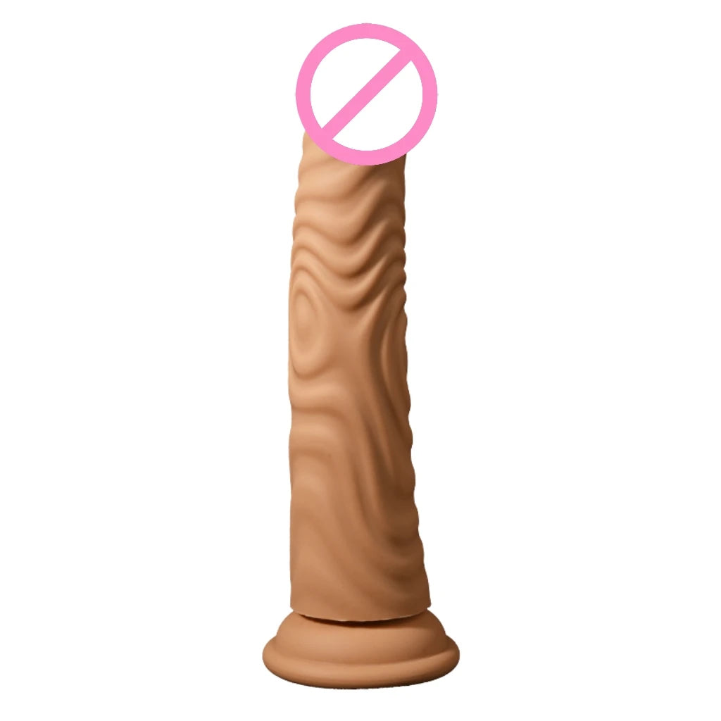 Amoura Realistic Dildo, Flexible Silicone, Vibrating, Women's – 10-Speed Vibrator