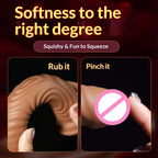 Amoura Realistic Dildo, Flexible Silicone, Vibrating, Women's – Suction Cup Dildo