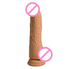 Amoura Realistic Silicone Dildo, 10 Vibration Modes, Waterproof – waterproof dildo