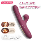 Amoura G-Spot, Clitoral & Anal Vibrator, Suction & Pulsing, Women's, USB Rechargeable, Silicone, Waterproof – Multi-mode vibrator