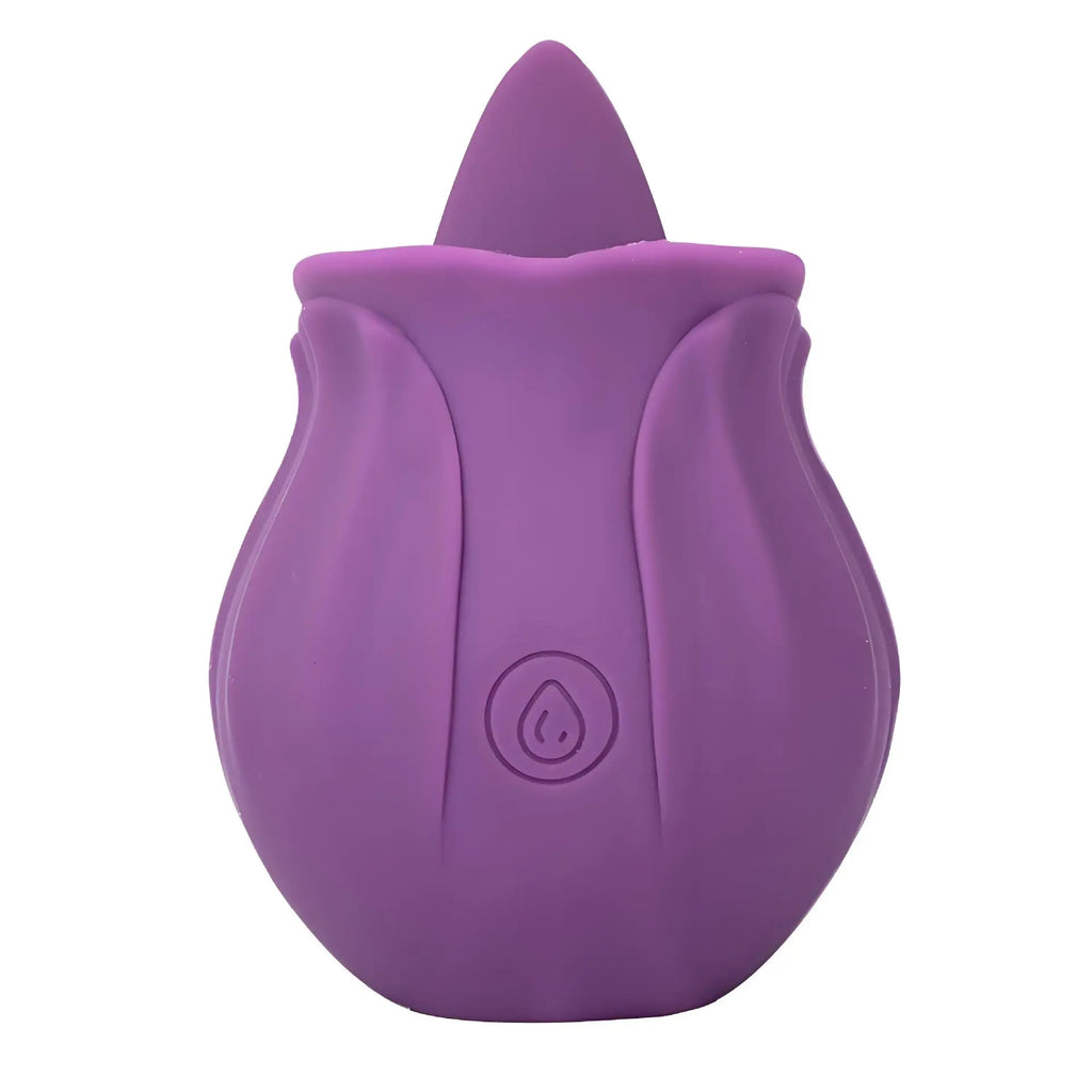 Amoura Rose Clitoral & G-Spot Suction Vibrator, 10-Speed Licking & Vibrating, Women's, Silicone – tongue-licking vibrator