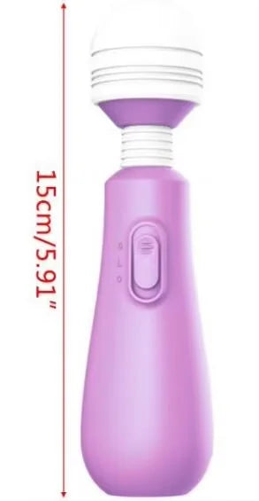 Amoura Clitoral & G-Spot Wand Vibrator, Rotating & Vibrating, Women's, Silicone, Waterproof – Rotating Vibrator