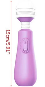 Amoura Clitoral & G-Spot Wand Vibrator, Rotating & Vibrating, Women's, Silicone, Waterproof – Rotating Vibrator