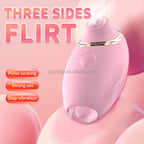 Amoura Clitoral & Nipple Vibrator, Tongue Licking & Sucking, 10 Vibration Modes, Women's, Silicone – personal massager