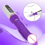 Amoura G-Spot, Vaginal & Anal Telescopic Thrusting Dildo, Women's, Silicone & ABS, Waterproof – women's pleasure toy