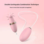 Amoura Clitoral & Vaginal Vibrator, Tongue Licking, Women's, Silicone, Waterproof – personal massager