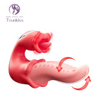 Amoura Clitoral & Nipple Licking Vibrator, Personal Massager, Vibrating & Licking, Women's, Silicone – clitoral vibrator