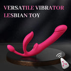 Amoura G-Spot, C-Spot & Anal Triple-Head Vibrator, Couples Massager, Vibrating & Thrusting, Remote Control, Medical-Grade Silicone, Waterproof – triple-head couples vibrator