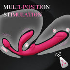 Amoura G-Spot, C-Spot & Anal Triple-Head Vibrator, Couples Massager, Vibrating & Thrusting, Remote Control, Medical-Grade Silicone, Waterproof – wearable vibrator